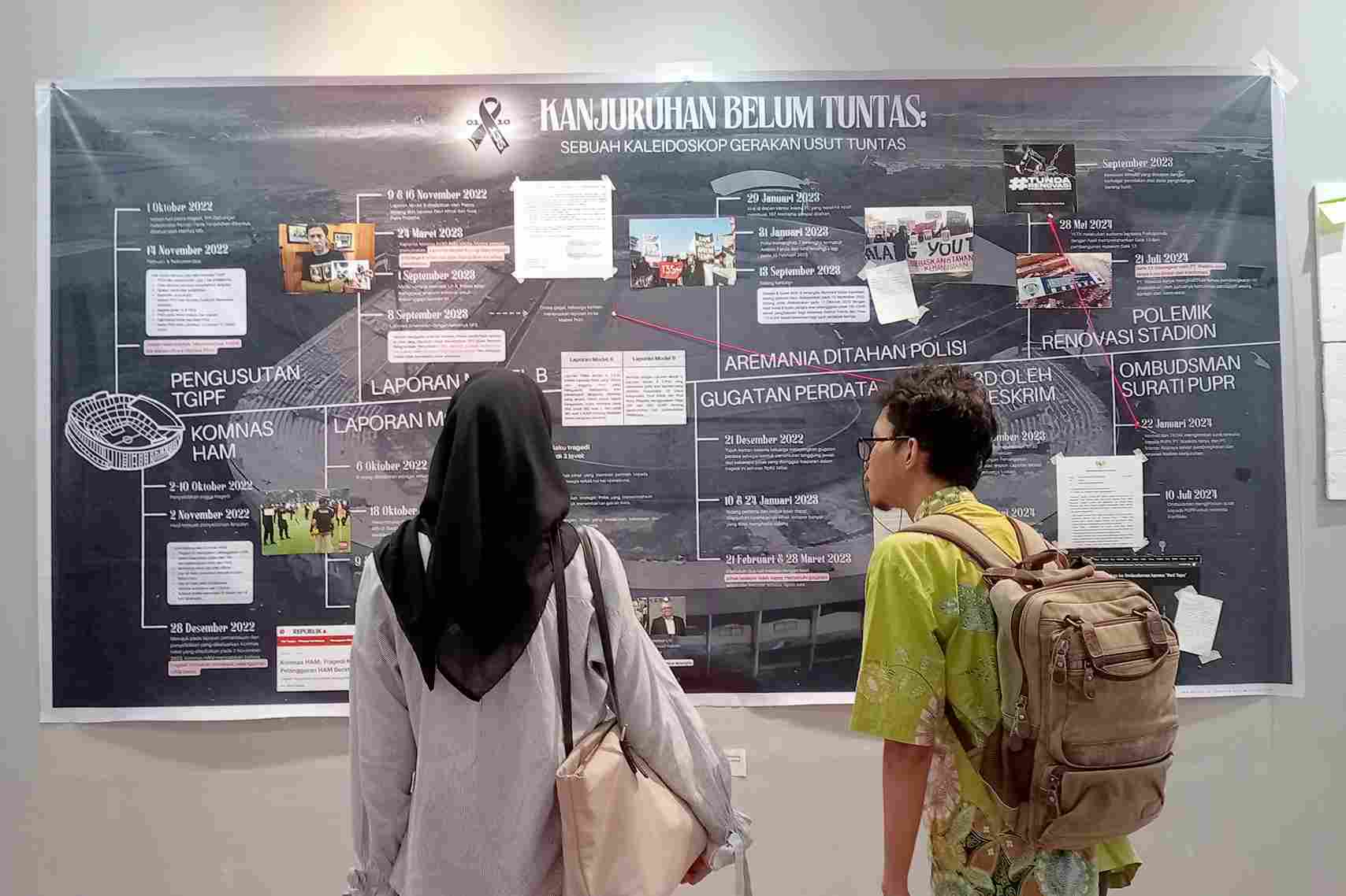 BEM FIB UB Rawat Ingatan Tragedi Kanjuruhan Melalui Pameran