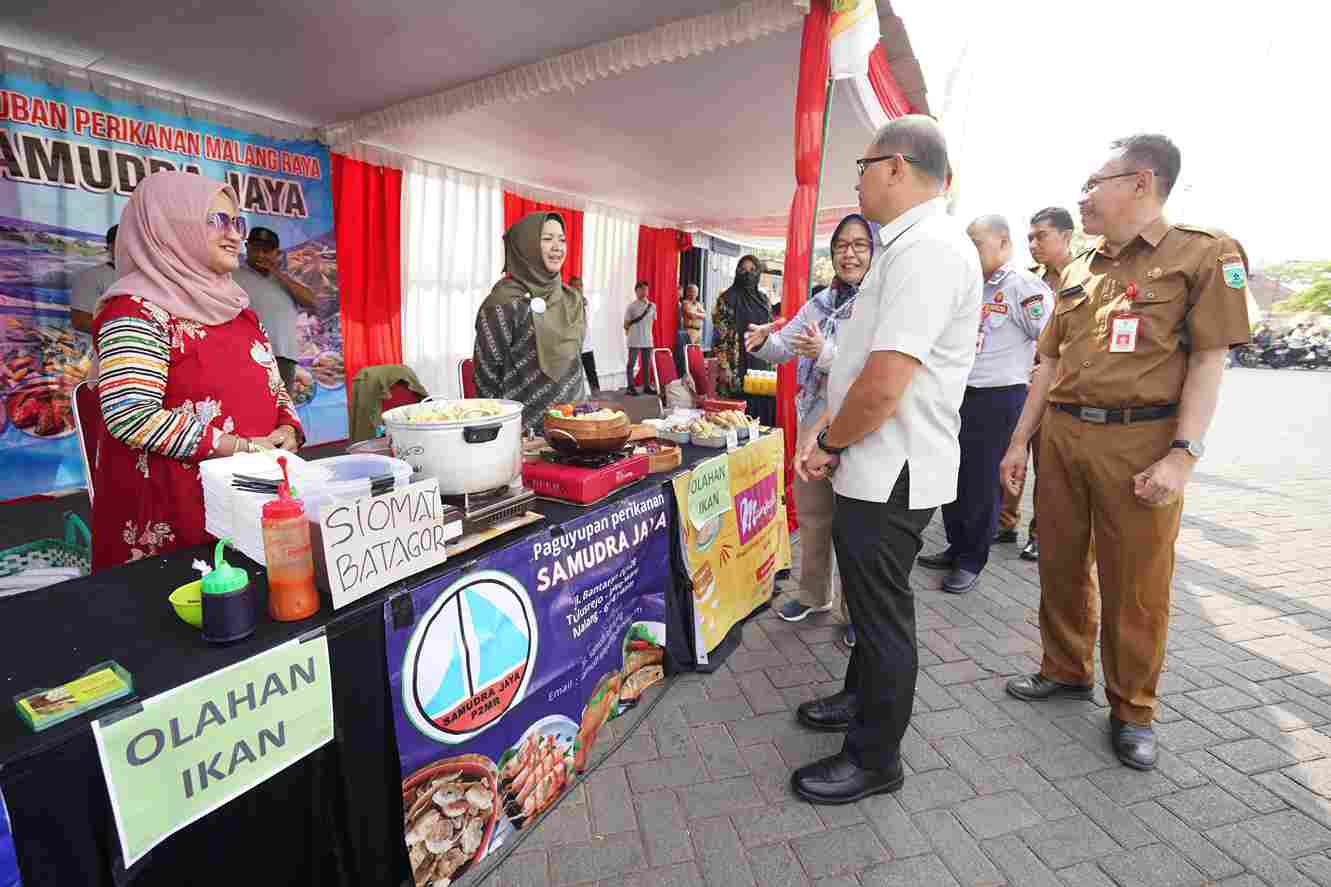 Gerakan Pangan Murah Bantu Warga Desa Sidomulyo Batu Dapatkan Bahan Pangan