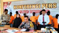 Dalam Sepekan, Polres Situbondo Berhasil Amankan Delapan Pelaku Kejahatan
