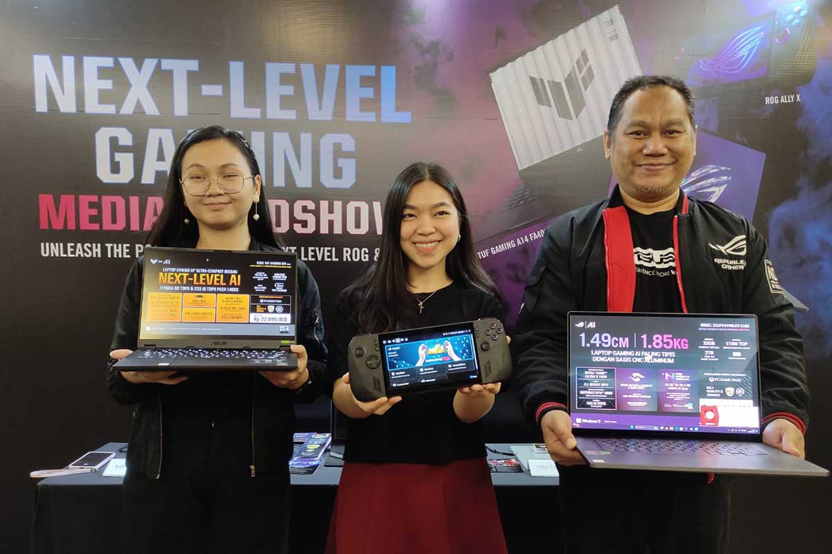 Produk terbaru ASUS TUF Gaming A14, ROG Ally X dan ROG Zephyrus G16. (rhd) - ASUS Luncurkan ROG Zephyrus G16, TUF Gaming A14 dan ROG Ally X, Berikut Kelebihannya