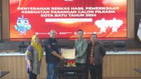 RS Karsa Husada Batu Serahkan Hasil Pemeriksaan Kesehatan, Semua Paslon Memenuhi Syarat