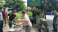 TNI-AD amankan aset negara pasang plakat Batas Tanah Sekitar TMP Suropati