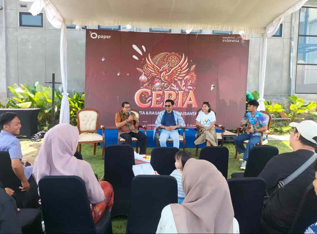 Roadshow Cerita & Rasa Kuliner Nusantara Singgah di Pabrik Apel Celup Kota Batu