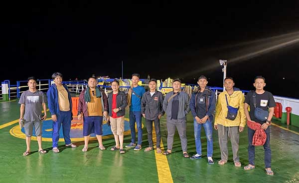 Tim pembudidaya lobster dari PT. Bandar Laut Dunia (Balad) Grup. (Seru.co.id/aza) - Perdalam Keilmuan Mengenai Budidaya Lobster, Tim Balad Grup Studi ke NTB dan Vietnam