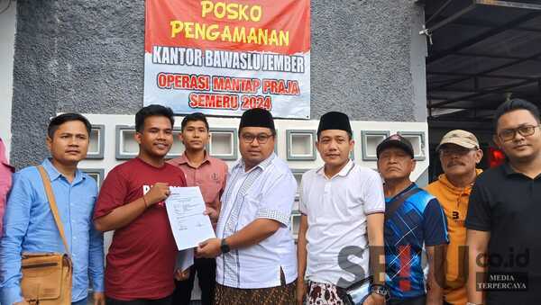 Aliansi Santri Jember Laporkan Dugaan Fitnah Video Paslon 02 yang Sebut Gerakan Terlarang