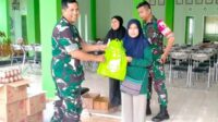Babinsa Lowokwaru Dampingi Penyaluran Bantuan Pangan Stunting di Tunggulwulung