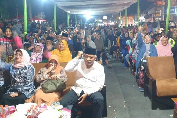Tasyakuran Desa Girimoyo, Warga Kompak Dukung Sanusi Jadi Bupati Lagi