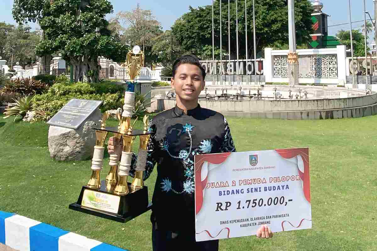 Gaungkan Budaya Lewat NGUBADA, Dasega Arya Raih Juara 2 Pemuda Pelopor Kabupaten Jombang