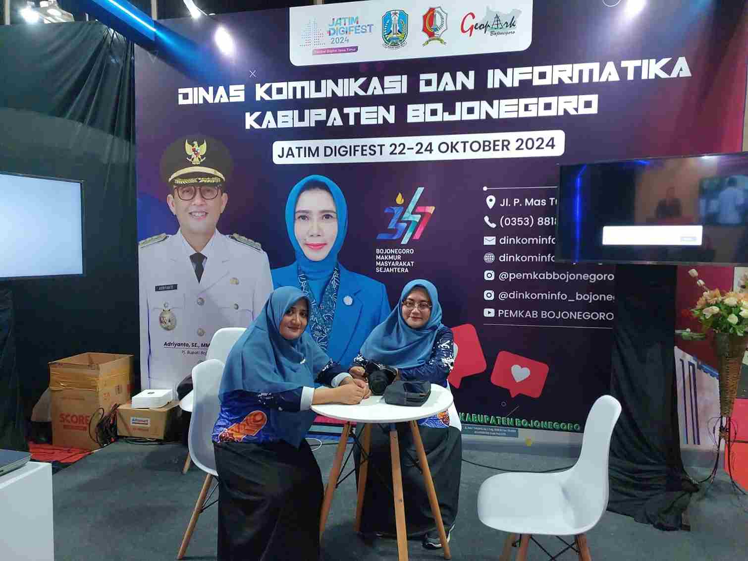Dinas Kominfo Bojonegoro Ikuti Jatim Digifest 2024