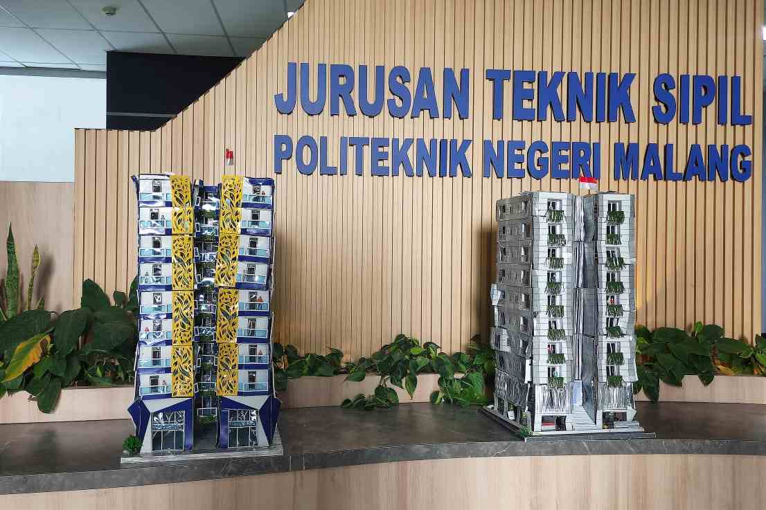 Dua Tim Teknik Sipil Polinema Raih Juara 3 KBGI Baja dan Beton Pracetak