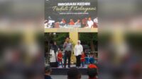 Kantor Imigrasi menggelar kegiatan bertajuk “Imigrasi Kediri Peduli Melayani”. (Seru.co.id/mam/aji) - Tingkatkan Pelayanan Publik, Kantor Imigrasi Kediri Buka Layanan Paspor Simpatik hingga Baksos