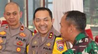 Kapolres Batu dalam sebuah kegiatan bersama Wakapolres dan Pabung Kodim 0818 Batu Malang. (ist) - Kapolres Batu Tekankan Netralitas Dan Jaga Nama Institusi Untuk Tidak Terlibat Politik Praktis