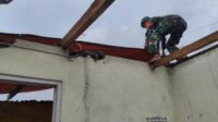 Kondisi rumah setelah diterjang hujan dan angin kencang di Kecamatan Lawang. (ist) - Sepuluh Rumah Warga di Lawang Rusak Diterjang Hujan Deras Disertai Angin Kencang