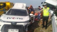 Kecelakaan Maut Mobil Kru TV One di Tol Pemalang-Batang, Tiga Rekan Tewas