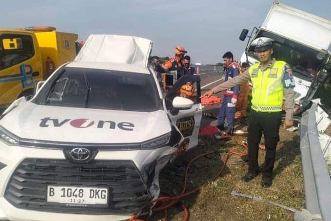 Kecelakaan Maut Mobil Kru TV One di Tol Pemalang-Batang, Tiga Rekan Tewas