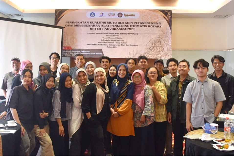 Tingkatkan Daya Saing UMKM Kopi, Polinema Berikan Pelatihan Branding Produk dan Digital Marketing