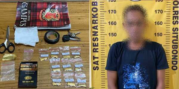 Selama Dua Hari Polres Situbondo Berhasil Bekuk Kurir dan Pengedar Sabu - sabu
