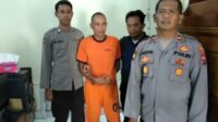 Pelaku penggelapan kendaraan roda dua milik tetangganya. (ist) - Demi Judi, Pria di Sumawe Gadaikan Motor Tetangganya Diringkus Polisi