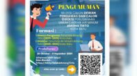 Pengumuman tentang Seleksi Calon Dewan Pengawas dan Direksi Perumda Among Tirto. (ist) - Pemkot Batu Buka Seleksi Calon Dewas dan Direksi Among Tirto