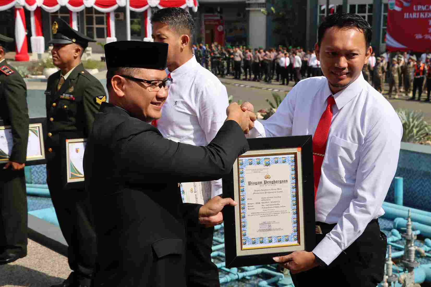 Upacara Hari Kesaktian Pancasila 2024 di Kota Batu Dilanjut Pemberian Penghargaan