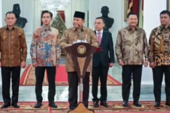 Presiden Prabowo Subianto Lantik Kabinet Merah Putih di Istana Negara