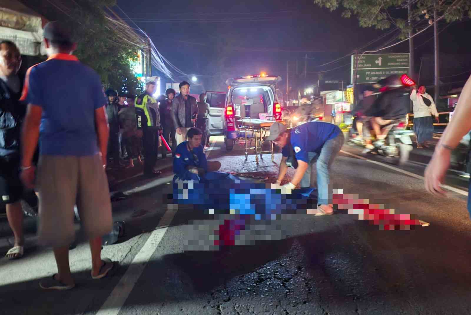 Kecelakaan Maut di Bululawang, Wanita Tewas Saat Menyalip Truk Muatan Tebu
