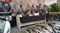 Operasi Zebra Semeru 2024, Satlantas Polresta Malang Kota Sita Ratusan Knalpot Brong