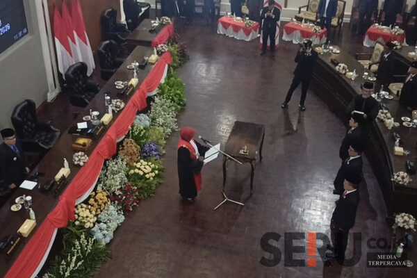 Didik, Punjul dan Ludi, Sah Jadi Pimpinan DPRD Kota Batu