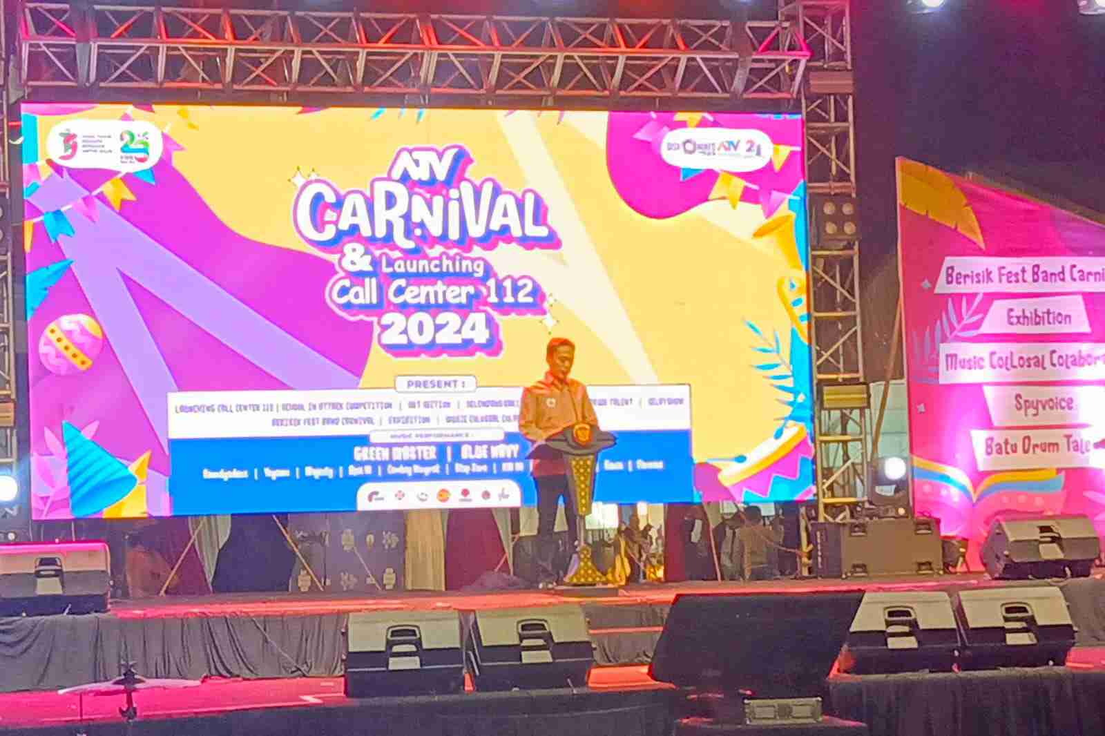 Launching Call Centre 112 di Malam Puncak ATV Festival