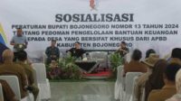Ditreskrimsus Polda Jatim Timur Minta Bantuan Keuangan kepada Desa di Bojonegoro Tepat Sasaran