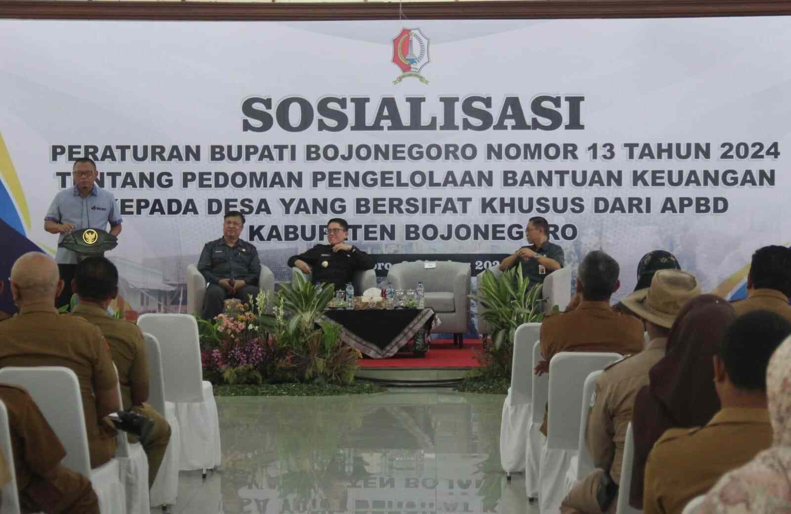 Ditreskrimsus Polda Jatim Timur Minta Bantuan Keuangan kepada Desa di Bojonegoro Tepat Sasaran