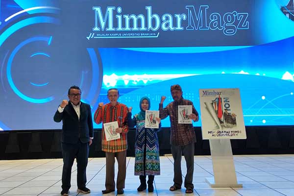 UB launching Mimbar Magazine. (rhd) - UB Launching Mimbar Magazine dan Penganugerahan Duta KIP