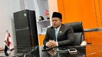 Wakil Ketua 2 DPRD Kota Malang, Trio Agus Purwono, menjawab pertanyaan awak media. (ws12) - Trio Agus Purwono: DPRD Fokus Bentuk AKD dan Bahas APBD 2025