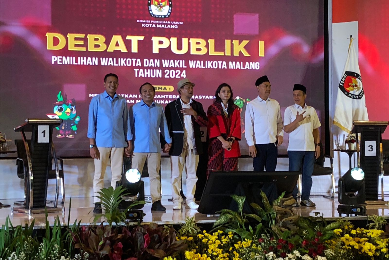 Debat KPU Kota Malang. (Seru.co.id/wul) - KPU Kabupaten Malang akan Evaluasi Debat Agar Debat Dua dan Tiga Berjalan Lebih Baik