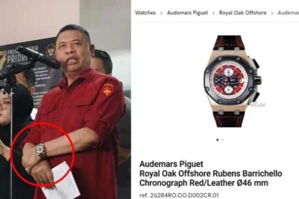 Abdul Qohar saat mengenakan jam tangan mewah. (ist) - Buntut Jam Tangan Mewah, KPK Akan Selidiki LHKPN Dirdik Jampidsus Abdul Qohar