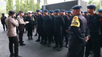 Apel Gelar Pasukan Pengamanan Debat ke 2 Pilkada Jatim di Grand City Convention Hall, Surabaya - Polda Jatim Terjunkan 780 Personel Amankan Debat ke-2 Pilkada Jatim