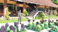 Babinsa Bumiayu Bekali Siswa SMP Darul Ulum Agung Pembinaan Mental dan Kedisplinan
