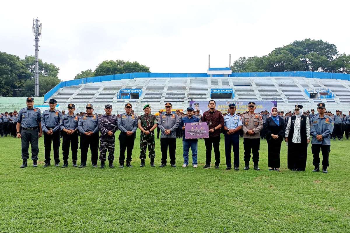 Dandim 0833 hadiri Apel Kesiapan Satlinmas Pilkada Serentak 2024. (ist) - Dandim 0833 Hadiri Apel Kesiapan Satlinmas Pilkada Serentak 2024