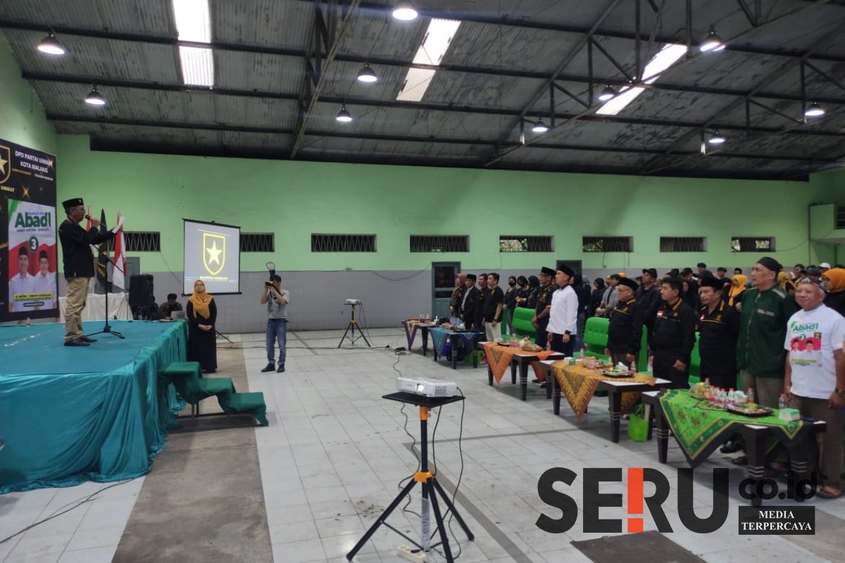 Deklarasi Dukungan Keluarga Besar Partai Ummat Kota Malang kepada ABADI. (rhd) - Partai Ummat Deklarasi Dukungan kepada ABADI, Sudah Terbukti Kinerjanya