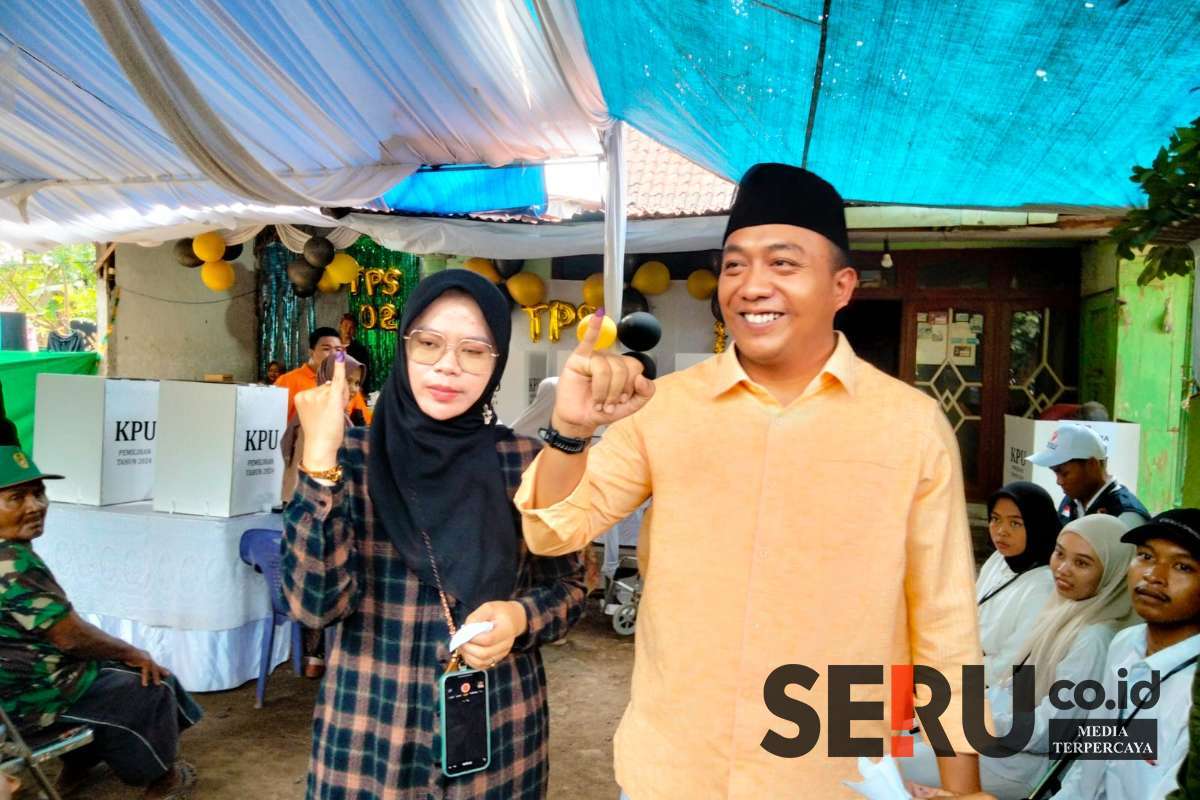 Di TPS 02 Desa Trebungan, Pasangan Rio - Ulfi memperoleh suara sebanyak 346 suara. (Seru.co.id/aza) - Pasangan Rio-Ulfi dan Karna-khoirani Sama-sama Unggul di TPSnya