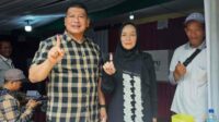 Bersama Keluarga, Wabup Malang Mencoblos di TPS 8 Tunjungtirto