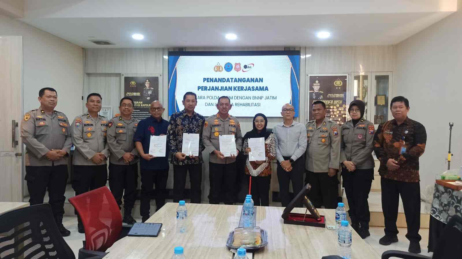 Komitmen Pencegahan Penyalahgunaan Narkoba Dit Narkoba, BNNP dan Lembaga Rehab Jalin Kerja Sama