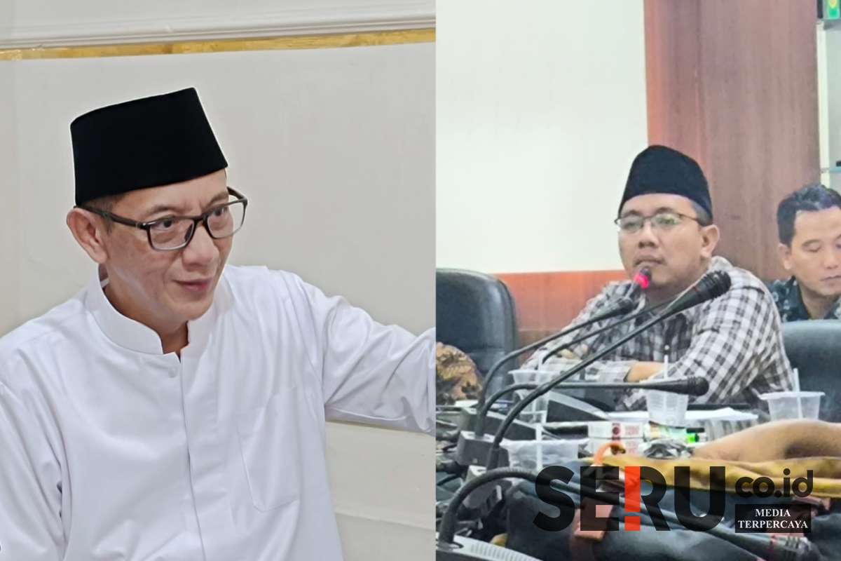 Gus Birbik (kanan) dan Gus Firjaun (kiri). (Seru.co.id/amb) - Soal Isu PKI di Jember, Gus Firjaun: Sampai Saat Ini Saya Belum Pernah Ketemu dengan Birbik