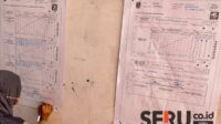 Hasil pemungutan suara di TPS 19 Kelurahan Jemur Wonosari, Kecamatan Wonocolo, Surabaya. (sby2) - Paslon Khofifah-Emil Menang Kandang di TPS 19 Jemur Wonosari