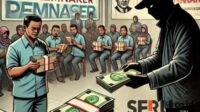 Ilustrasi pemotongan TKM oleh Oknum Pendamping. (Seru.co.id/udi) - Bantuan TKM Kemnaker di Pamekasan Diduga Disunat Pendamping