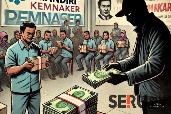 Ilustrasi pemotongan TKM oleh Oknum Pendamping. (Seru.co.id/udi) - Bantuan TKM Kemnaker di Pamekasan Diduga Disunat Pendamping