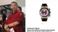 Jam tangan milik Dirdik Jampidsus dipertanyakan oleh berbagai pihak. (ist) - Kasus Korupsi Impor Gula, Tom Lembong Disorot, Kekayaan Dirdik Jampidsus Dipertanyakan
