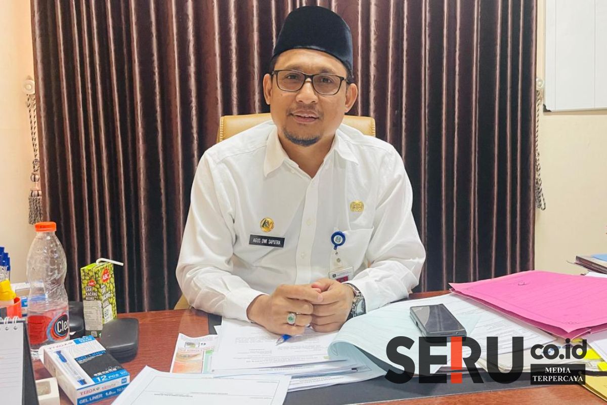 Kadisdik Kabupaten Sumenep, Agus Dwi Saputra. (Seru.co.id/ard) - Tekad Pemkab Sumenep Sejahterakan Ribuan Guru Non-PNS