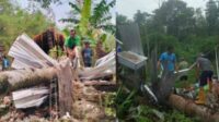 Cuaca Ekstrem, Rumah dan Tempat Usaha di Wagir Rusak Diterjang Angin Kencang
