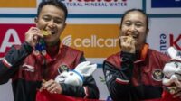 Lisa Ayu Kusumawati bersama Rehan Naufal Kusharjanto saat meraih medali emas di Sea Games 2023. (ist) - Lisa Ayu Kusumawati Ingin Mencoba Suasana Baru, Isyarat Ganti Pasangan atau Pensiun?